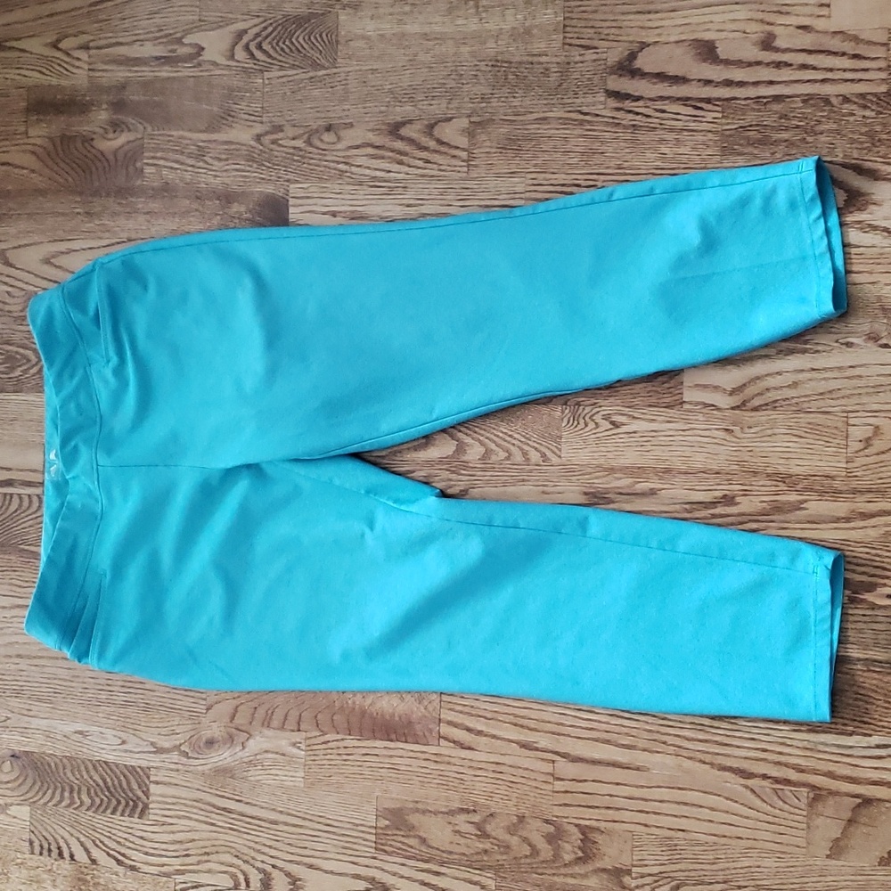 (M) Adidas Slim Straight Leg Stretch Golf Capris Cropped Athleisure Sporty